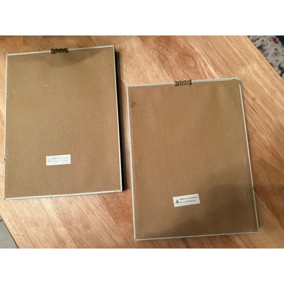 Set of 2 floral sketch framed art, elegant black frame, minimalist boho art - Picture 8 of 9